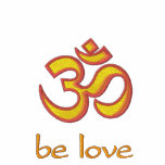 Om Be Love embroidered shirts