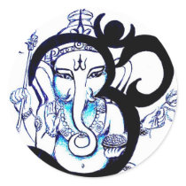 OM  -  Ganesha Sticker