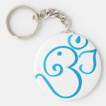 Om-ganpati-turqoise Key Chain