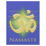 Om in Blue & Gold - Namaste flyers