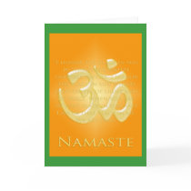 Om in Oranges & Gold - Namaste