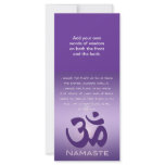 Om in Purples - Namaste rack cards