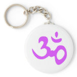 Om Key chain Purple