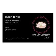 Om Mani Padme Hum Business Cards