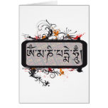 Om Mani Padme Hum Grubge Greeting Cards
