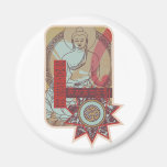 Om Mani Padme Hum Vintage Fridge Magnets