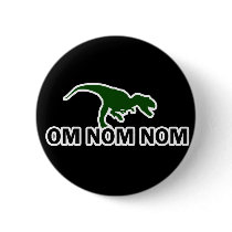 Om Nom Nom Dinosaur Rawr is Hungry