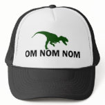 Om Nom Nom Dinosaur Rawr trucker Mesh Hat