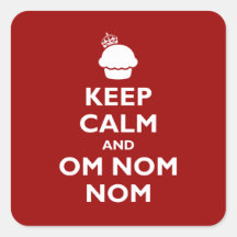 Om Nom Nom Stickers