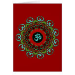 Om of Chaos Blank Card