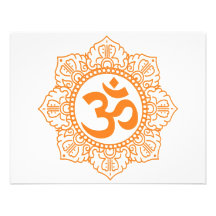 Om - Ohm - Aum Symbol Custom Announcements