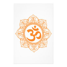 Om - Ohm - Aum Symbol Customized Stationery