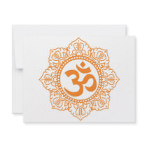 Om - Ohm - Aum Symbol Custom Announcements