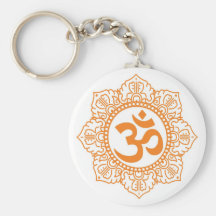 Om - Ohm - Aum Symbol Keychain