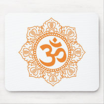 Om - Ohm - Aum Symbol Mouse Pads