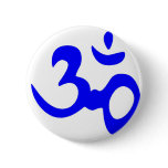 Om Pin Blue buttons