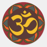 Om Retro Symbol Inner Peace Design! Sticker