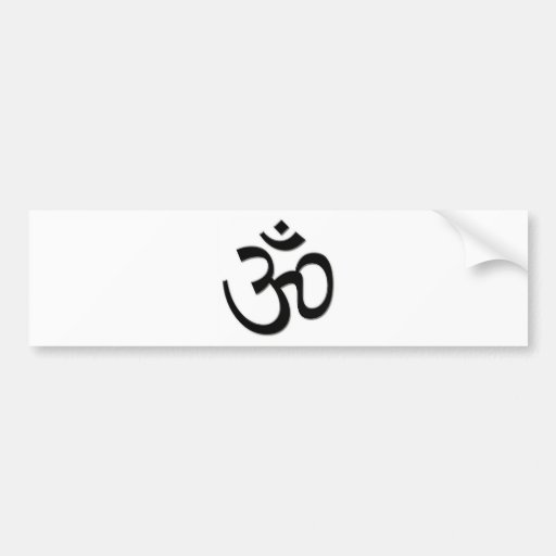 OM SHANTI BUMPER STICKER
