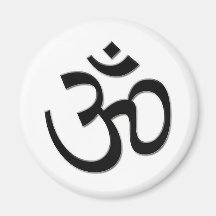 OM SHANTI FRIDGE MAGNETS