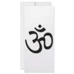 OM SHANTI rack cards