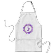 Om Symbol / Crown Chakra Apron