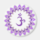 Om Symbol / Crown Chakra Fridge Magnet