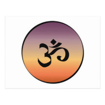 Om Symbol Post Cards