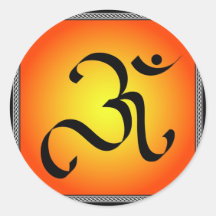 OM symbol Sticker