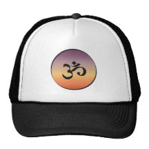 Om Symbol Trucker Hats