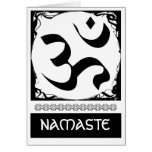 Om Yoga Greeting Cards