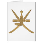 Oman Emblem cards