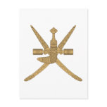 Oman Emblem postcards