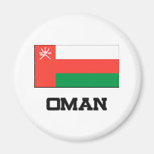Oman Flag Fridge Magnets