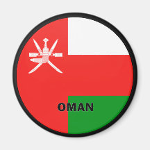 Oman Roundel quality Flag Fridge Magnet