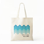 Ombre Chevron - Welcome/Out of Town Tote Bag