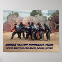 OMEGA SECTOR PAINTBALL TEAM posters