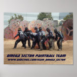 OMEGA SECTOR PAINTBALL TEAM posters