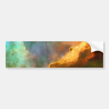Omega / Swan Nebula Hubble Space Bumper Sticker