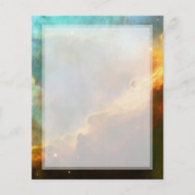 Omega / Swan Nebula (Hubble Telescope) Personalized Flyer