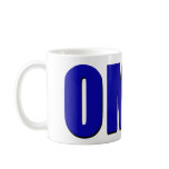 OMG! blue Mug