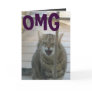 omg cat happy birthday card