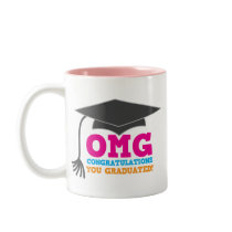 OMG congratuations you graduated! Coffee Mugs