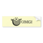 OMG! Cute and Funny Blowfish Bumper Sticker bumper stickers