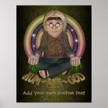 OMG Hippy Personalised Poster