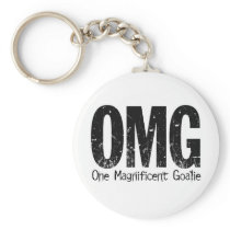 OMG: One Magnificent Goalie Key Chains