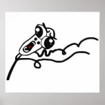 OMG RUN Scared Rage Face Comic Meme Print