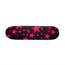 OMG STARS! HOT PINK SKATEBOARDS