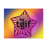 OMG! tgif postcards