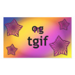 OMG! tgif stickers