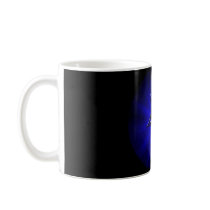 Ominous Blue Inverted Pentagram Coffee Mugs
